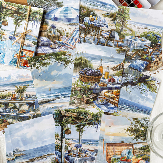 30PCS Nature Theme Scrapbook Paper