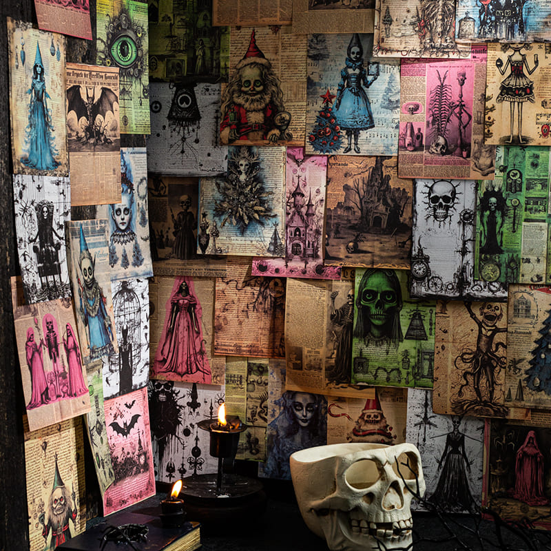 Gothic Theme Scrapbook Paper