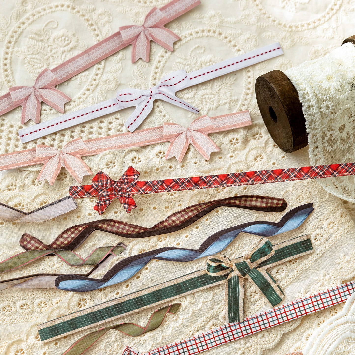 Long strip hard card stickers