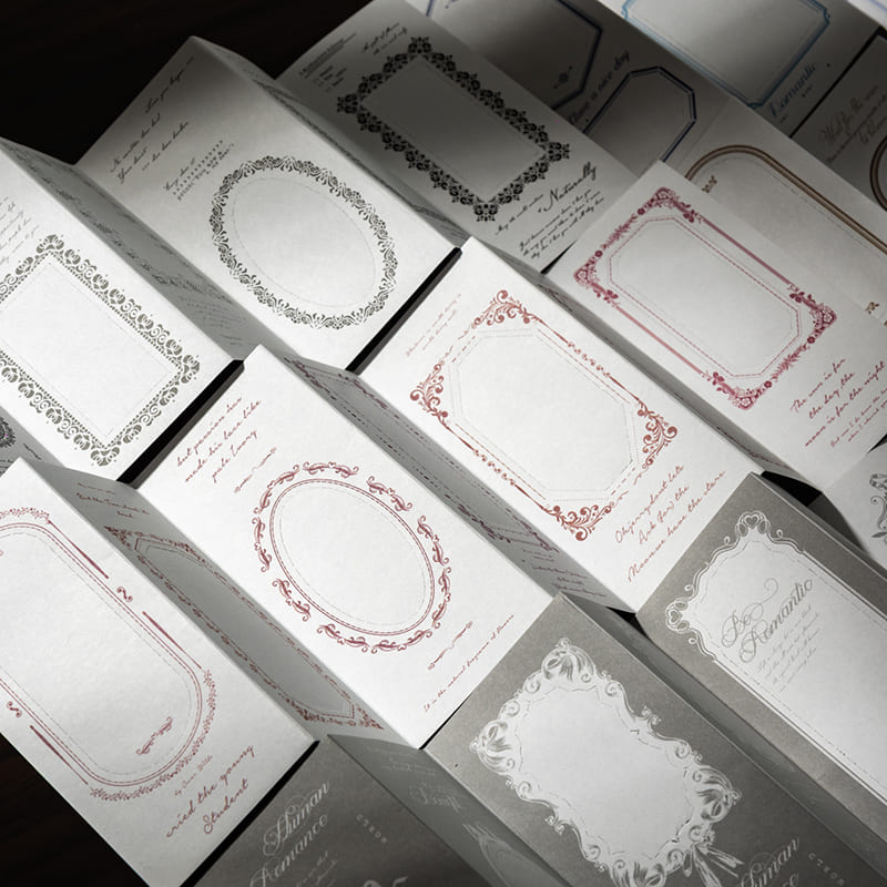 Floral Border Tear-off Sticky Note Pad