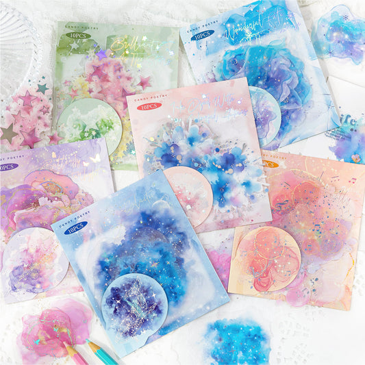 Watercolor Wash Stickers