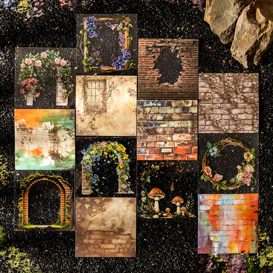 Vines & Brick Wall Series Stickers