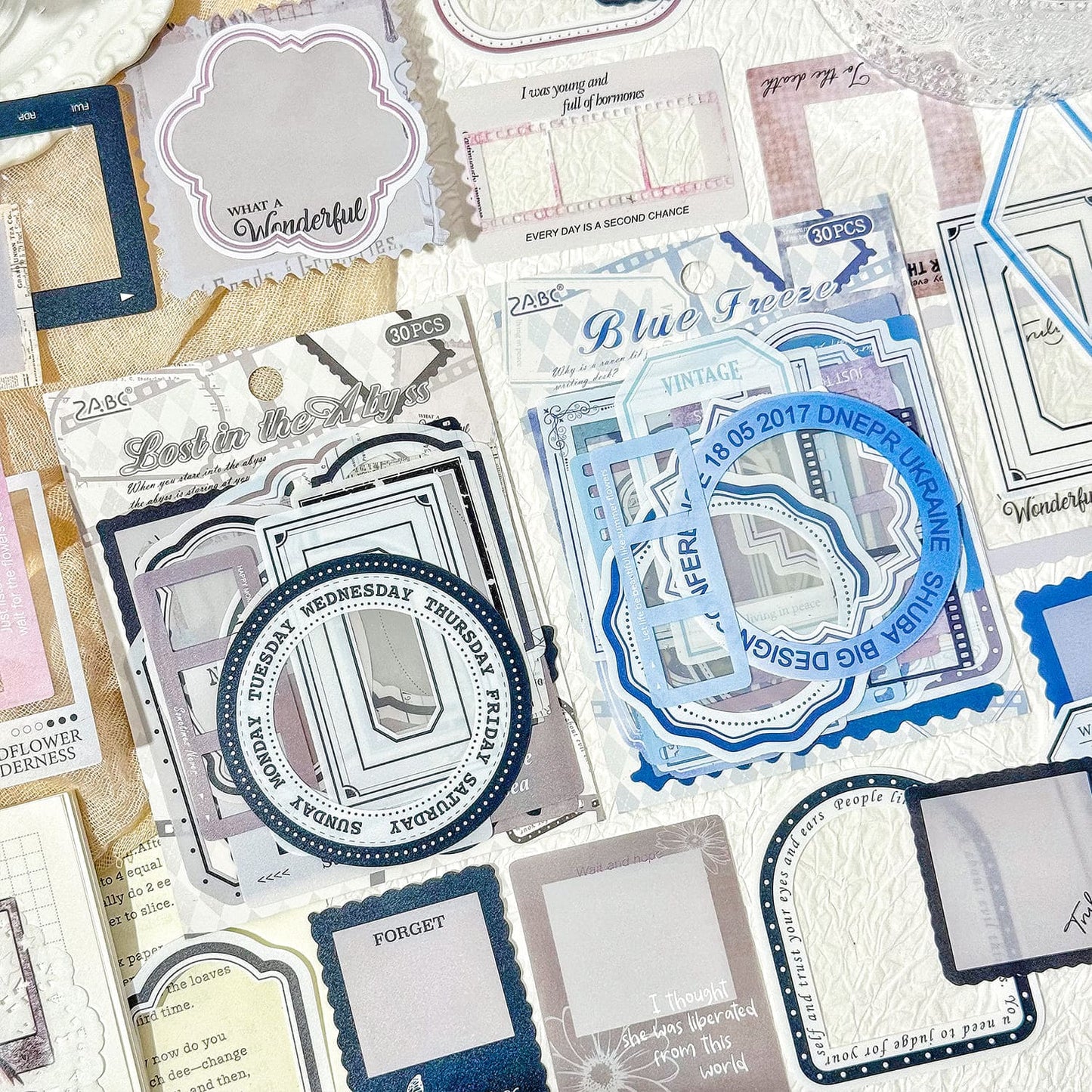 Label Border Sticker Pack