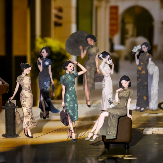 Cheongsam Character Sticker Pack