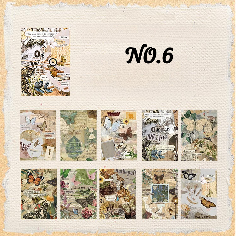 Collage Theme Scrapbook Paper