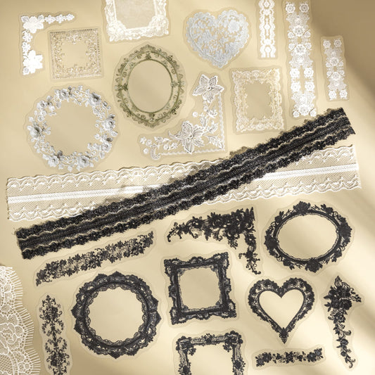 Lace Theme Stickers
