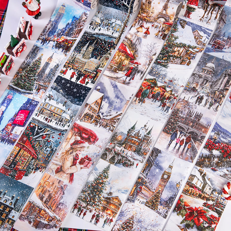 Christmas City Theme Washi Tape