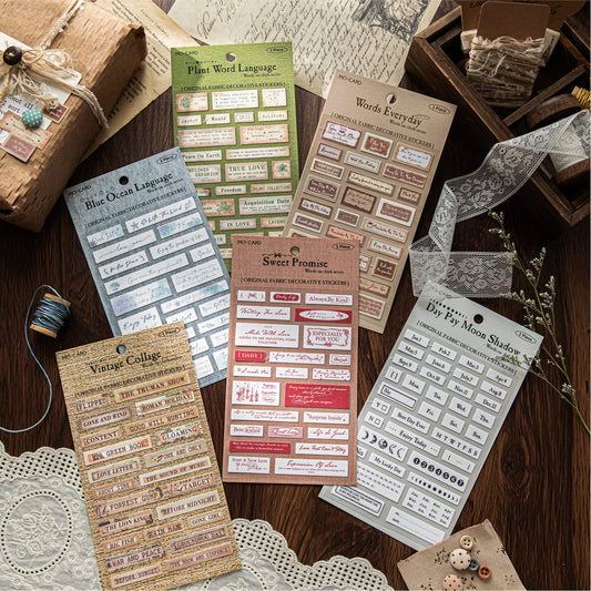 English Series Stickers