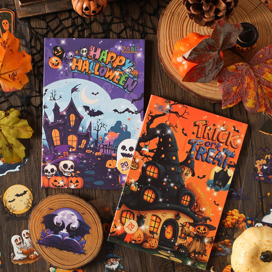 Die-cut Halloween Sticker Book