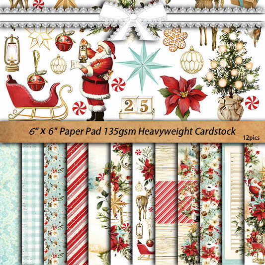 Christmas Scrapbook Paper - Collection 2