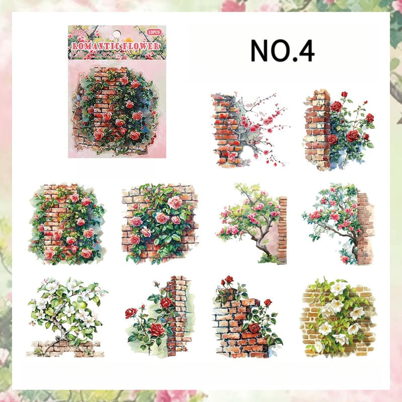 Secret Garden Theme Stickers
