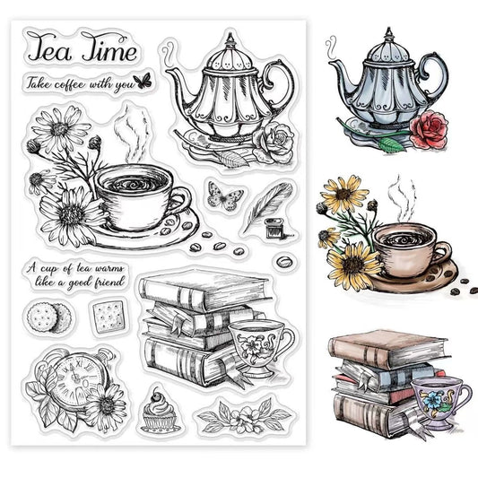 Afternoon Tea Series Clear Stamp