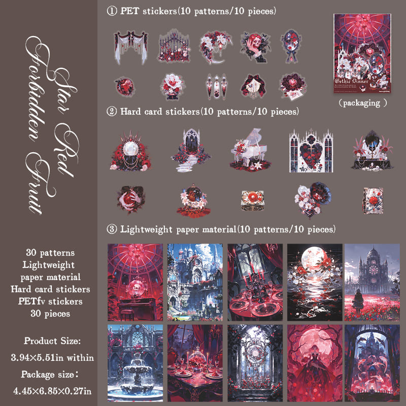 Dark Themed Scrapbook Pack
