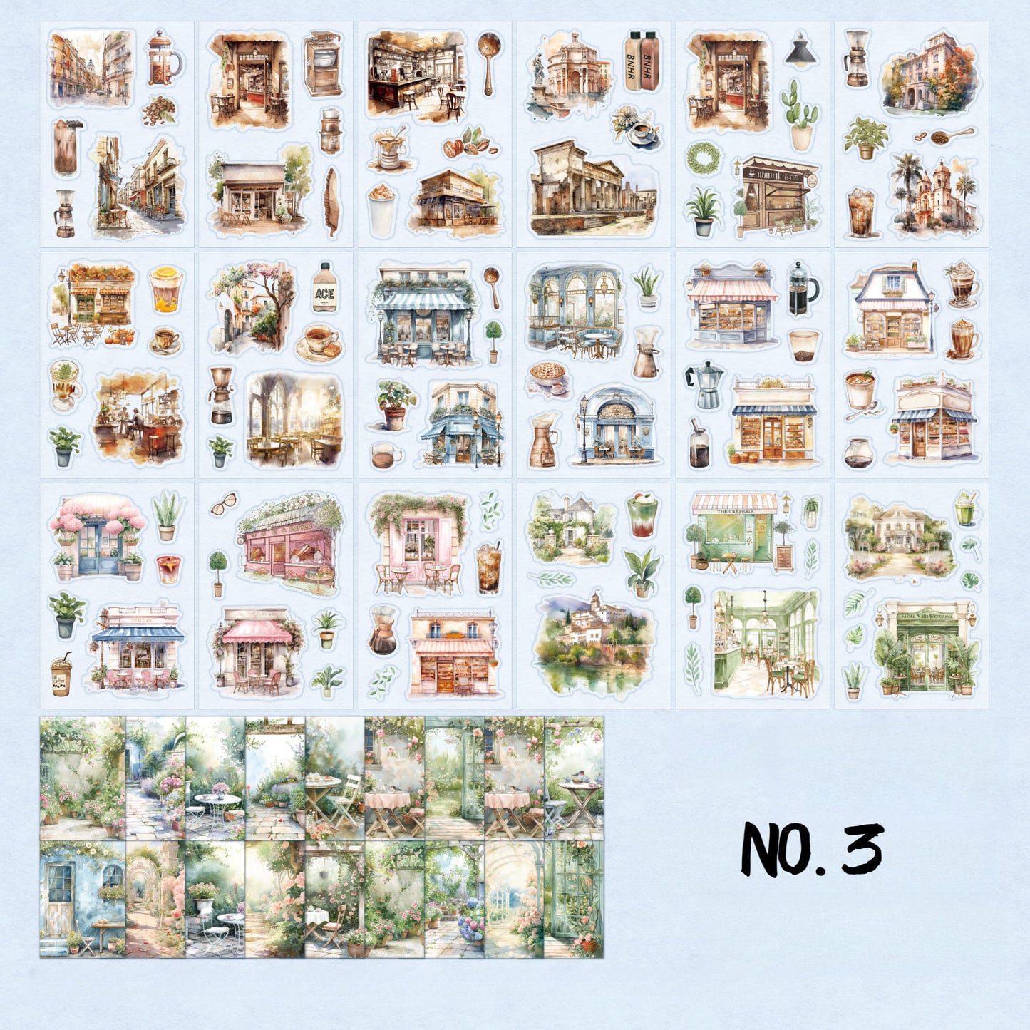 54PCS Stickers Book