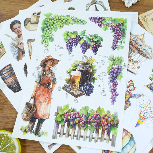 Banquet-Themed Sticker Book