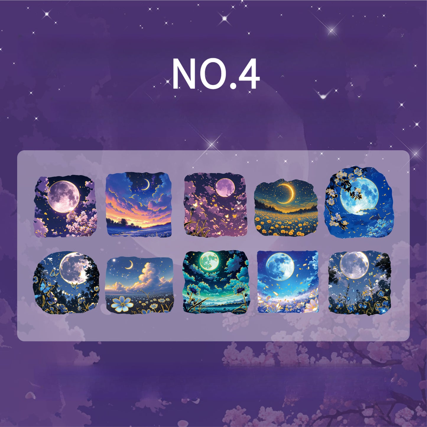 Starry Theme Stickers