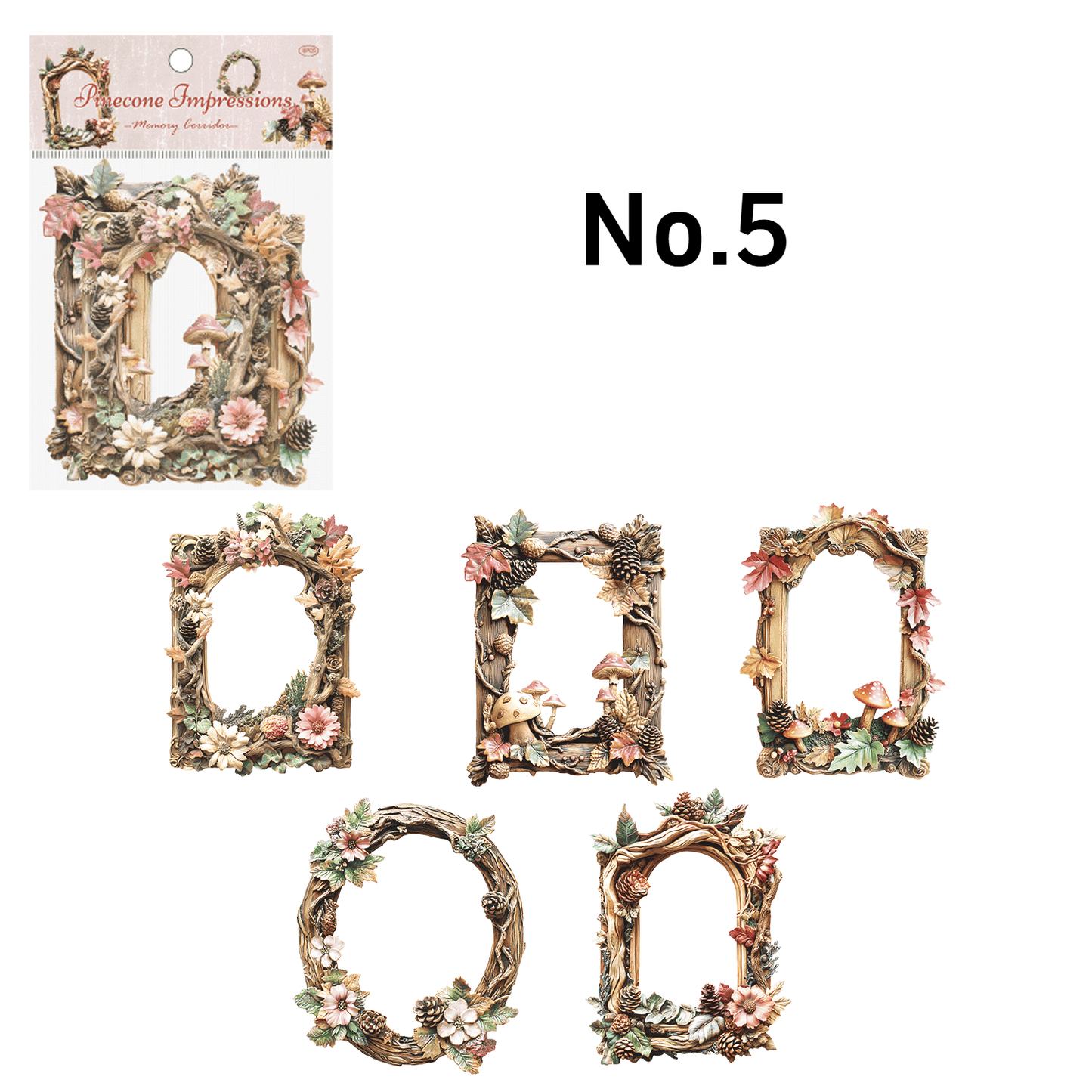 Floral Frame Theme Stickers