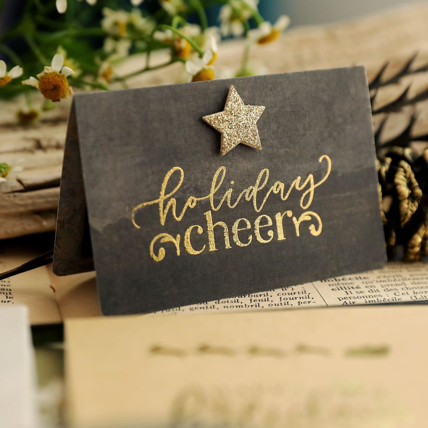 Christmas Themed Foil Transfer Stickers