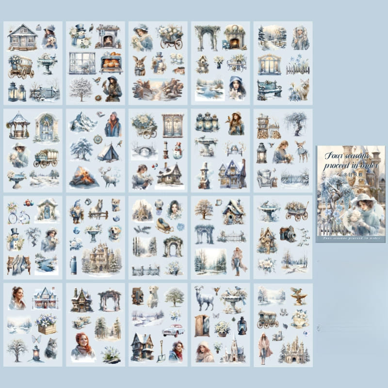 Four Seasons Sticker Book