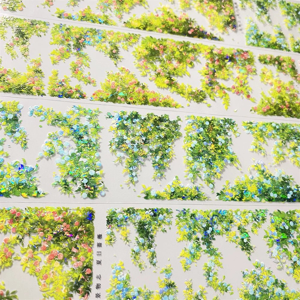 Summer Rose One Cycle PET Decorative Tape