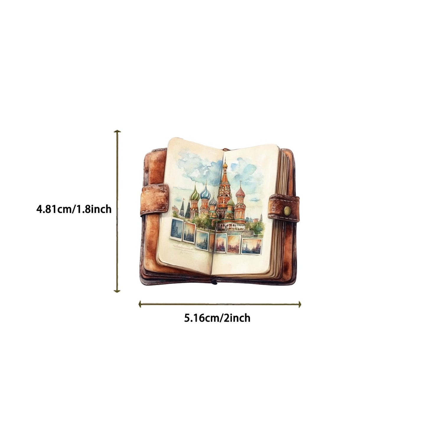 50PCS Vintage Travel Sticker Pack