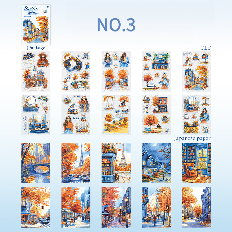 Autumn in Paris Sticker Book