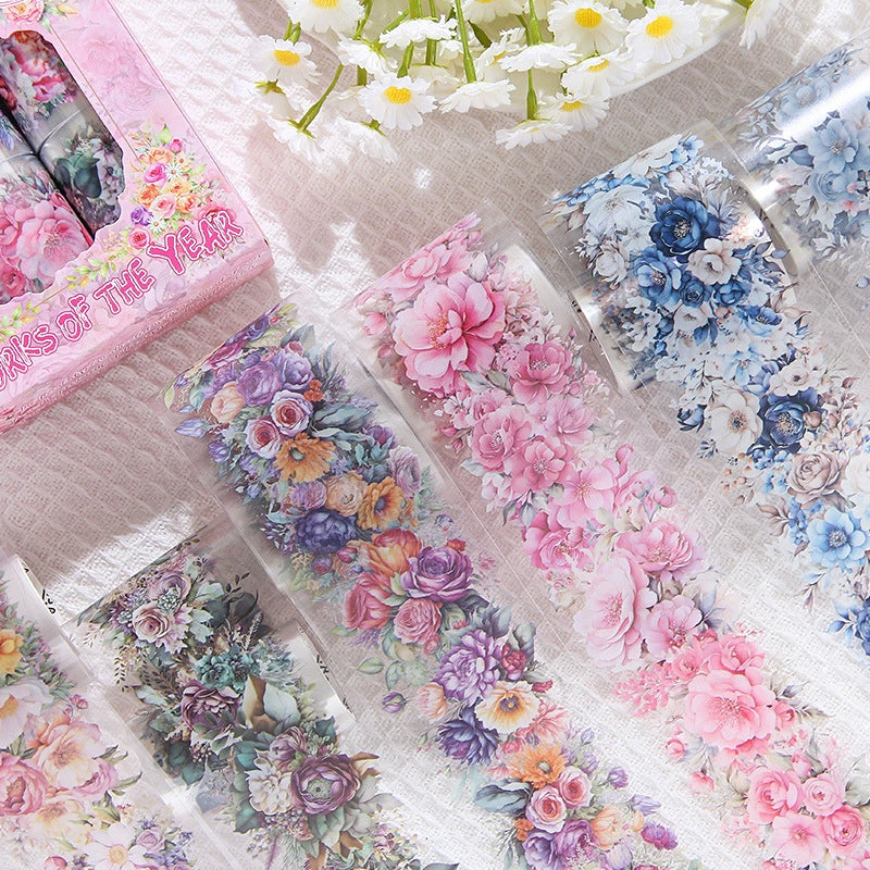 6PCS Floral Series Tape