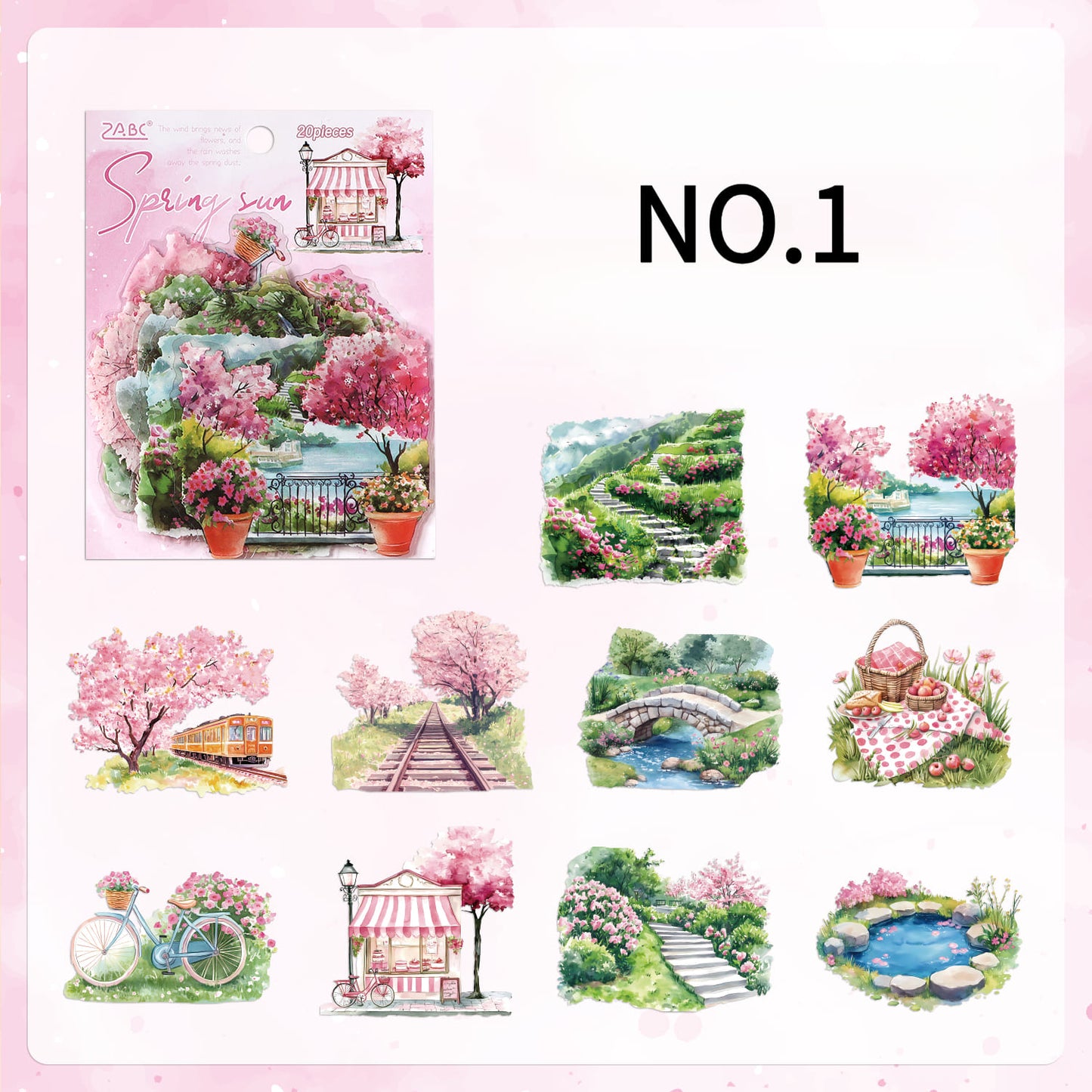 Scenery Theme Stickers