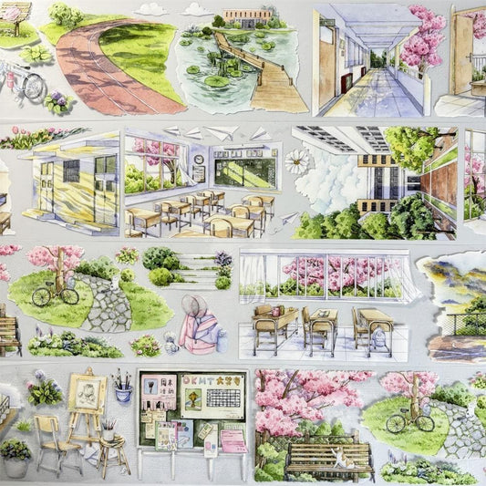 School Life One Cycle PET Tape