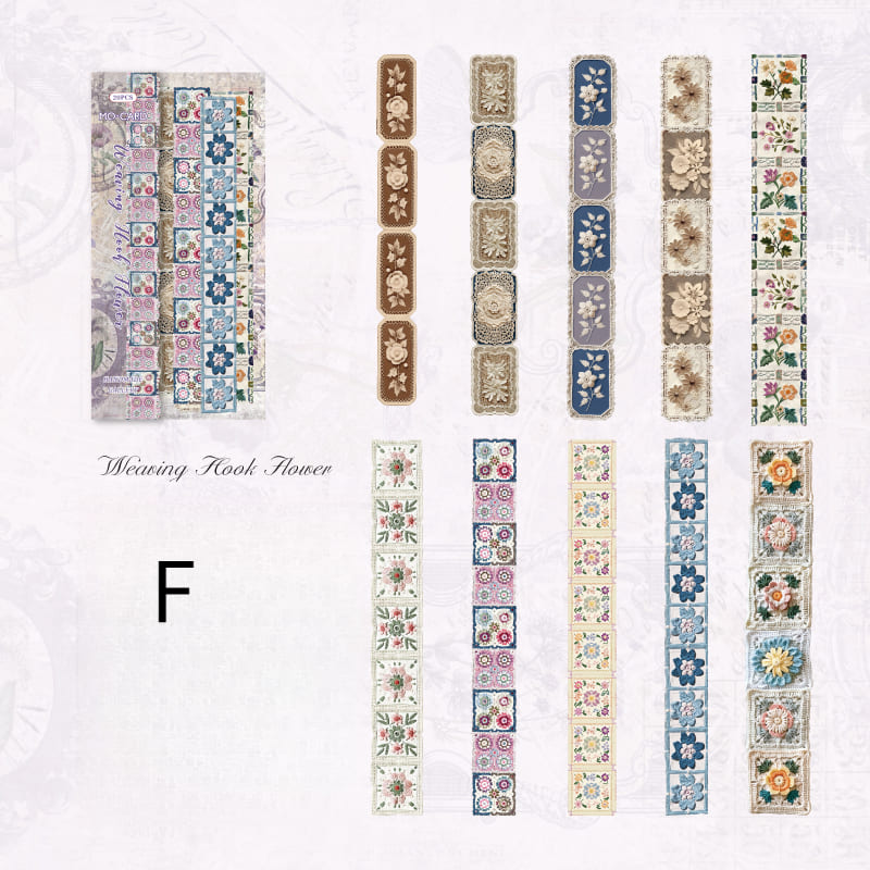 Long strip hard card stickers