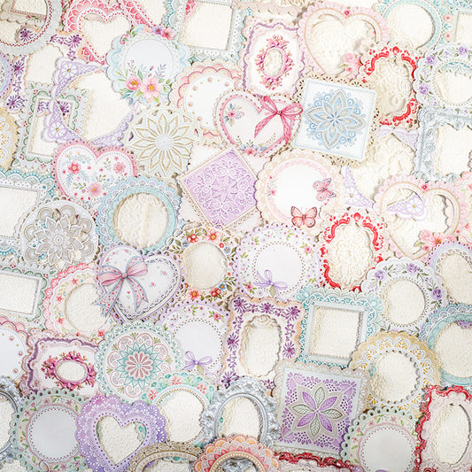 Vintage Lace Border Stickers