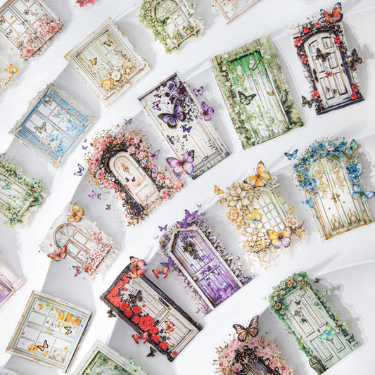 Butterfly Window Theme Sticker