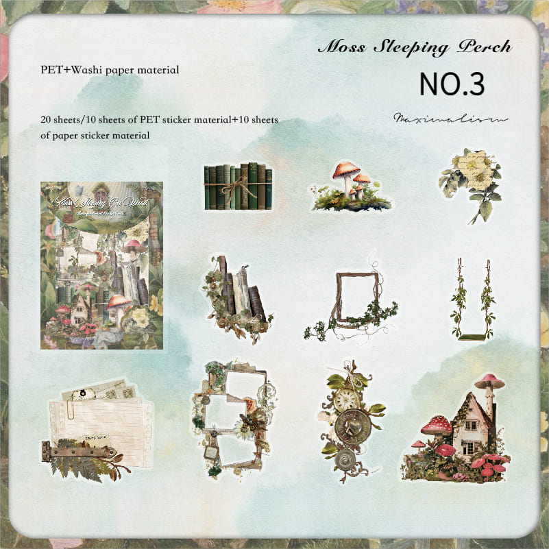 20PCS Scene Sticker Packs