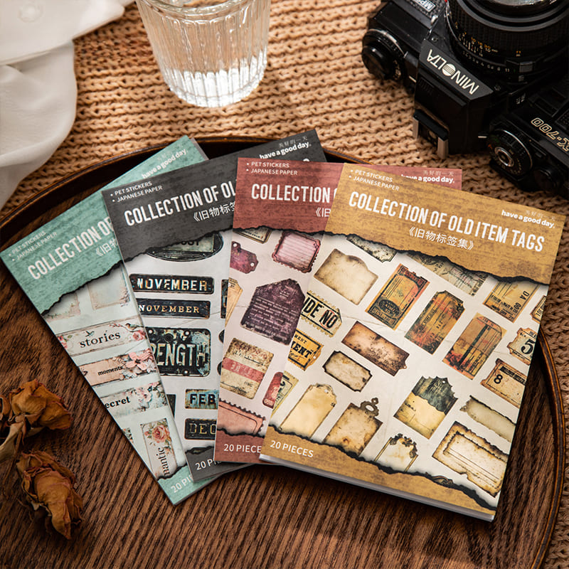 Vintage Label Sticker Book