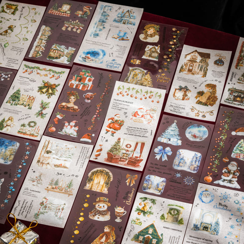 Christmas-Themed Sticker Book