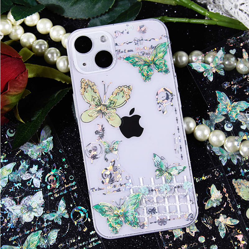 Foil Butterfly Stickers