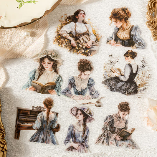 20 PCS Elegant Figures Series Stickers