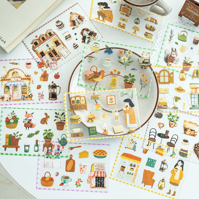Coffee Queue Series Sticker Pack