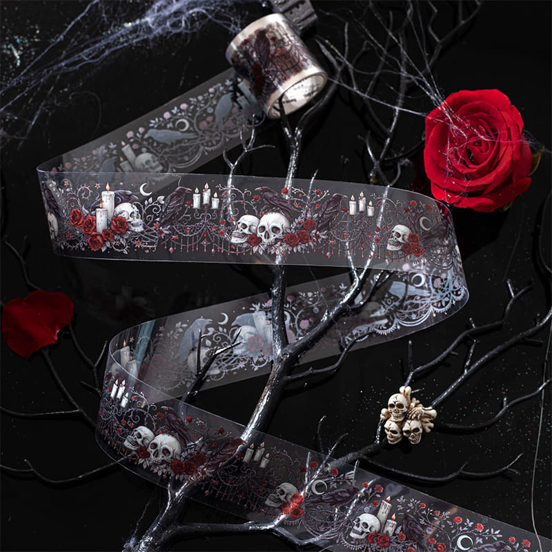 Gothic Theme PET Die-Cut Tape