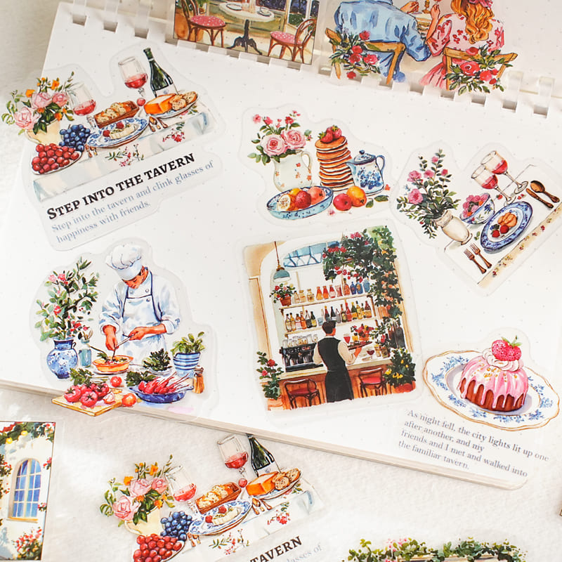 Leisure Gathering PET Sticker Pack