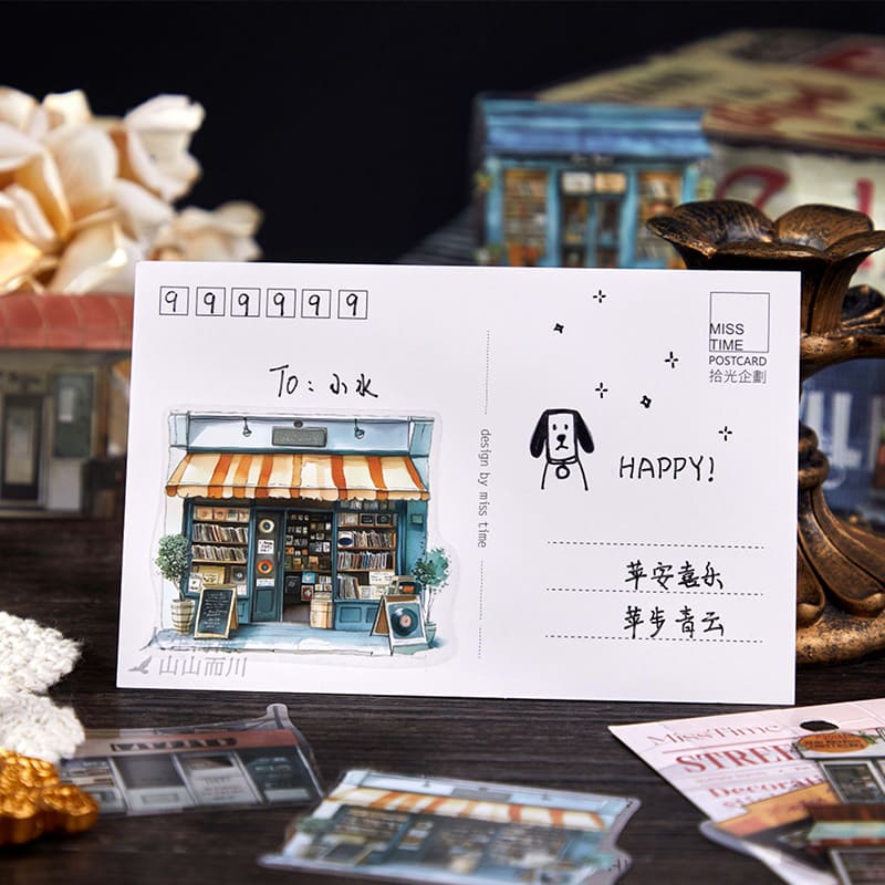20PCS Street Corner Theme Stickers