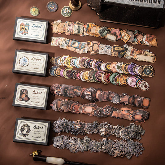 100PCS The Mystery Box Sticker Collection