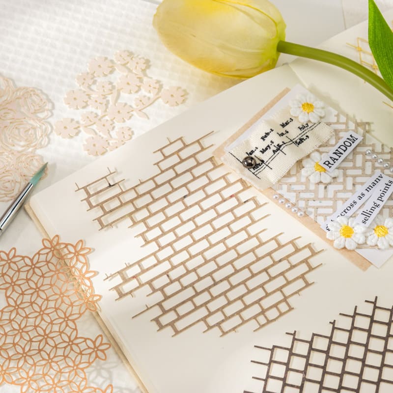 Laser-Cut Delicate Doily Foundation Paper