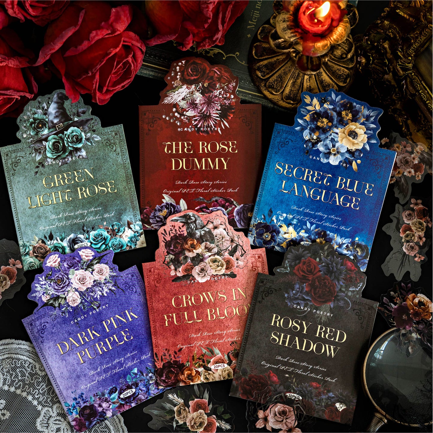 Dark Rose Sticker Pack