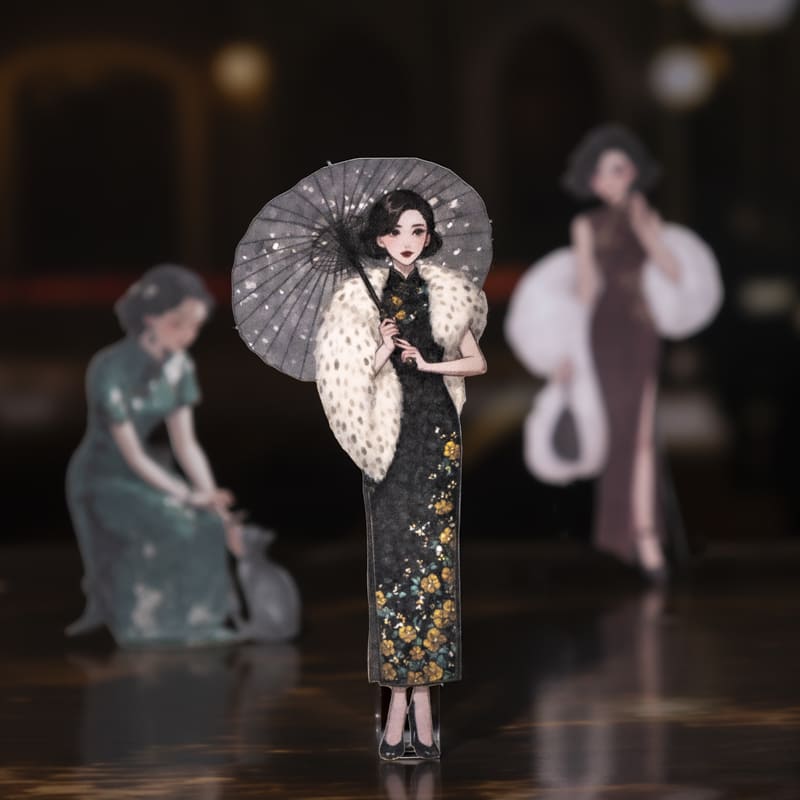 Cheongsam Character Sticker Pack