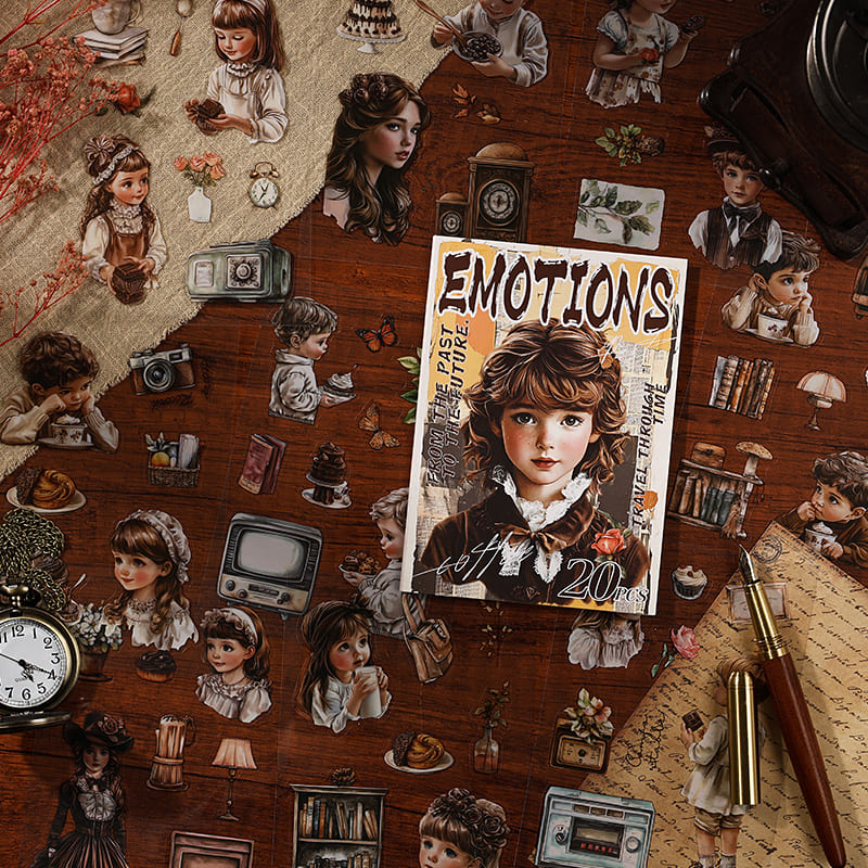 Vintage Character Sticker Book