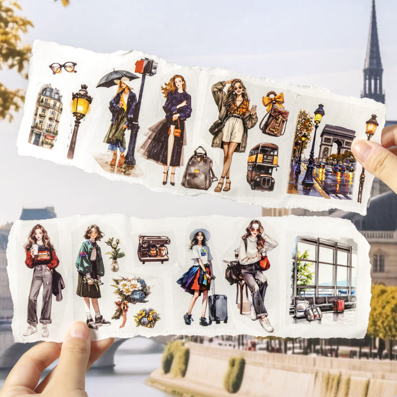 Travel-themed PET Tape