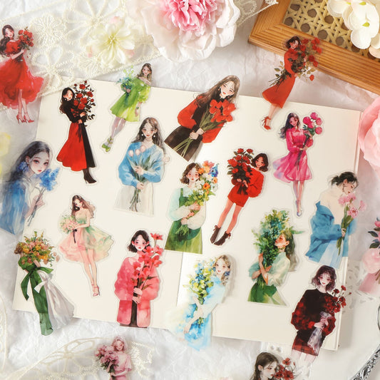 Elegant Ladies PET Stickers