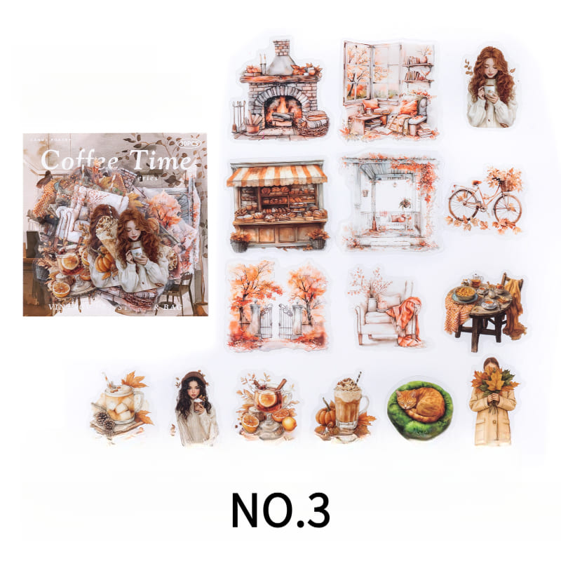 Coffee moments PET sticker – Autumn Lifestyle
