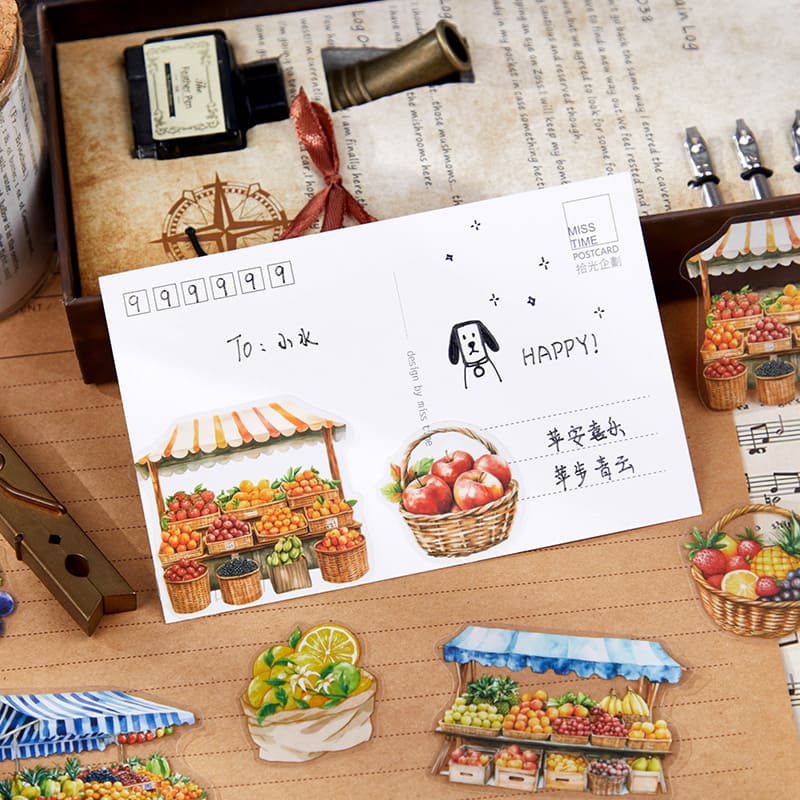 20PCS Romantic Shop Series Stickers